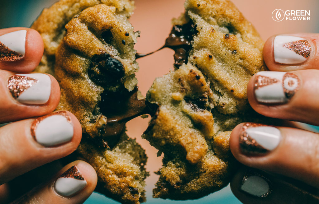 cannabis infused chocolate chip cookies